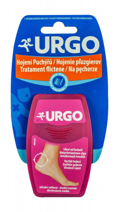 Plasturi mediu pentru tratament flictene Ultra Discret 5 plasturi Urgo