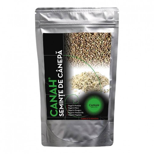 Seminte de canepa decorticate 500 g Canah
