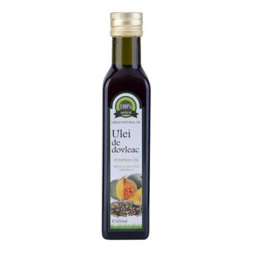 Ulei de dovleac presat la rece pur nerafinat 250 ml Carmita Classic