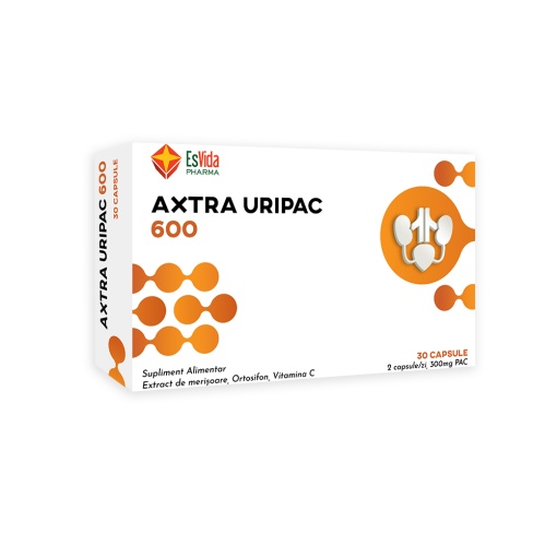 Axtra Uripac 600 30 capsule Esvida Pharma