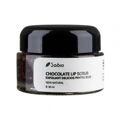 Exfoliant delicios pentru buze cu ciocolata 30 ml Sabio