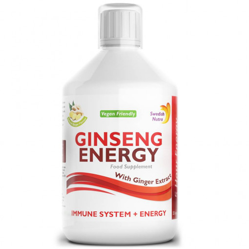 Ginseng Energy Lichid 2000 mg 500 ml Swedish Nutra