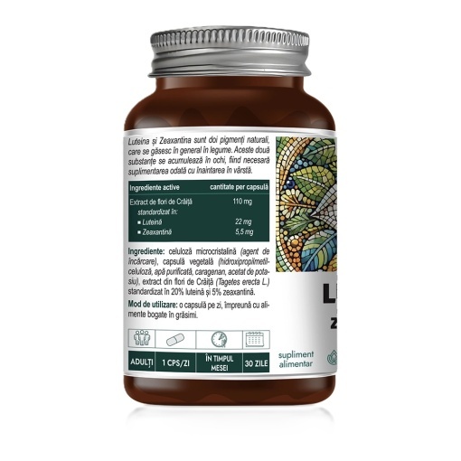 Luteina si Zeaxantina 60 capsule vegetale Hyllan Pharma