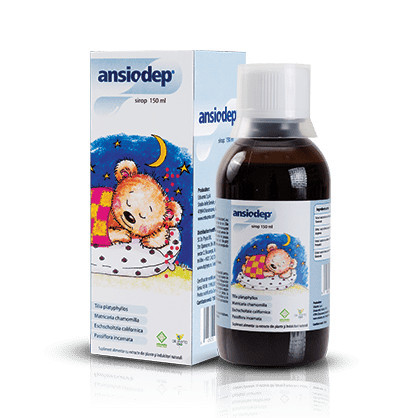Sirop pentru copii Ansiodep 150 ml Dr. Phyto