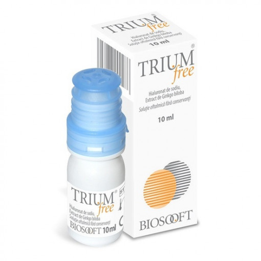 Trium Free solutie oftalmica 10 ml Biosooft
