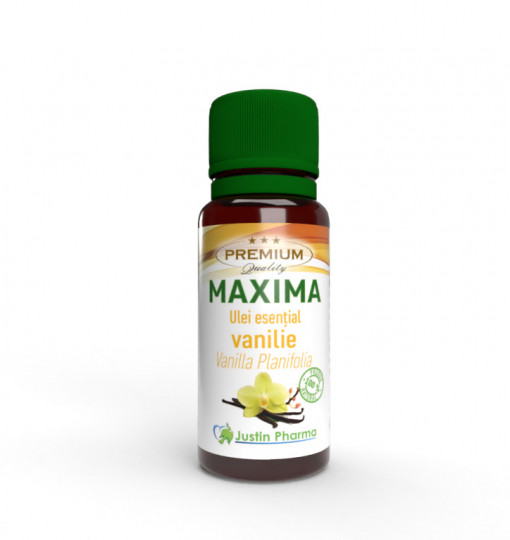 Ulei esential de vanilie 10 ml Justin Pharma