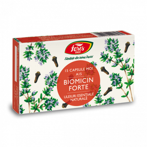 Biomicin Forte, A15, 15 capsule moi