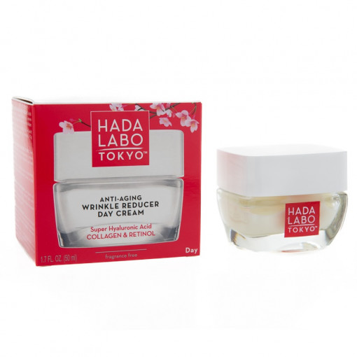 Crema de zi anti-aging fara parfum cu acid super hialuronic 50 ml Hada Labo Tokyo