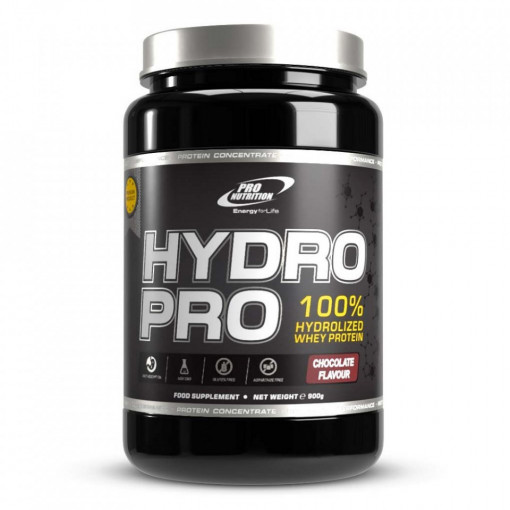 Hydro Pro 100% izolat proteic cu aroma de ciocolata 900g Pro Nutrition