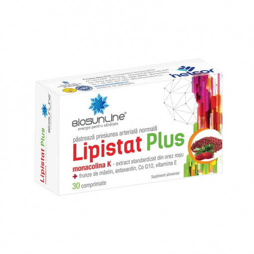 Lipistat Plus 30 comprimate Helcor