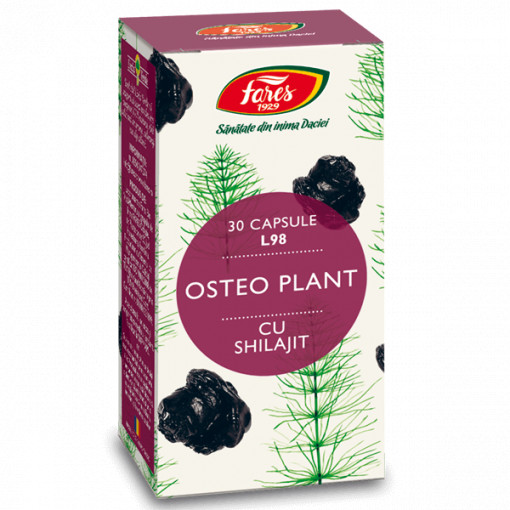 Osteo Plant cu Shilajit, L98, 30 capsule