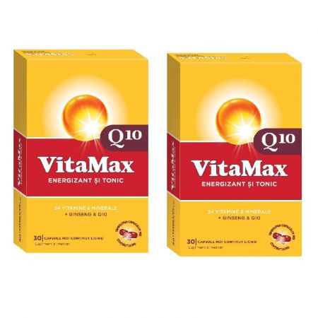 Pachet Vitamax Q10 30 + 30 capsule Perrigo