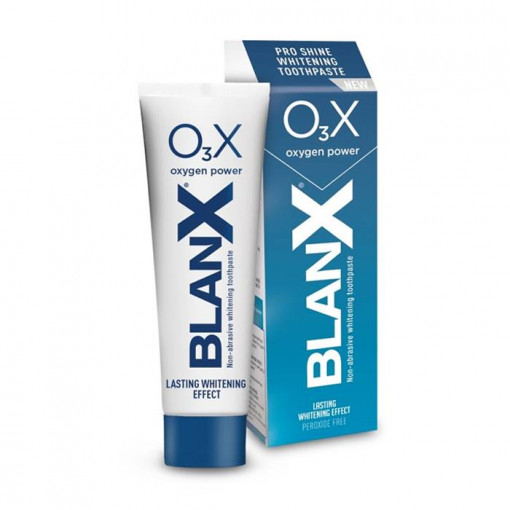 Pasta de dinti pentru albire non abraziva BlanX O3X Oxygen Power 75 ml Coswell