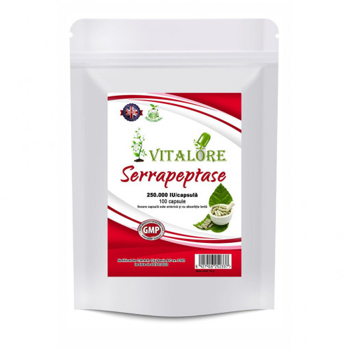Serrapeptase 250.000 IU 100 capsule Vitacure LTD