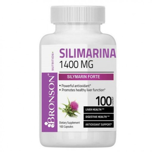 Silimarina Milk Thistle 1400 mg 100 capsule Bronson Laboratories