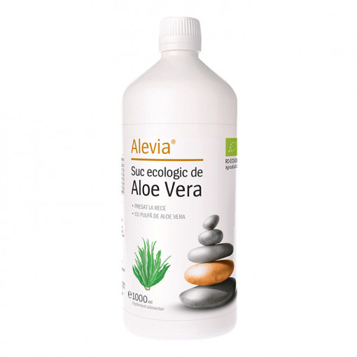 Suc ecologic de Aloe Vera, 1000ml, Alevia