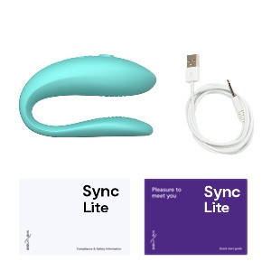 Vibrator pentru cuplu Sync Lite Aqua We-Vibe