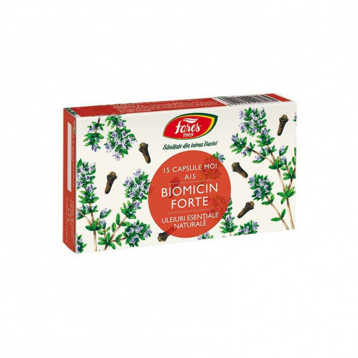 Biomicin Forte, A15, 15 capsule moi