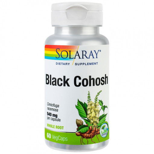 Black Cohosh 540mg Solaray 60 capsule Secom
