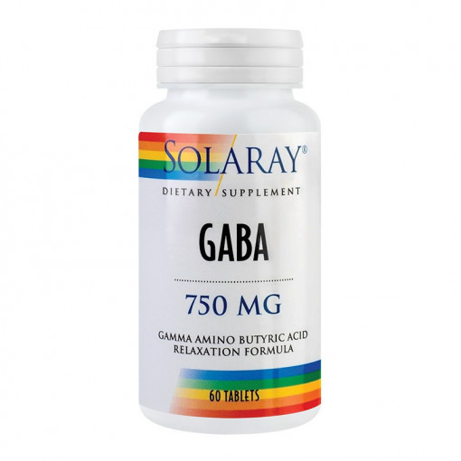Gaba 750mg Solaray 60 tablete Secom
