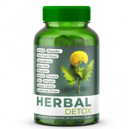 Herbal Detox 30 capsule Doza de Sanatate