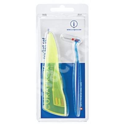 Kit de buzunar pentru periute interdentare Curaprox