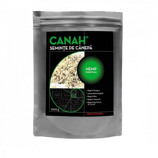 Seminte decorticate de canepa 1000 g Canah