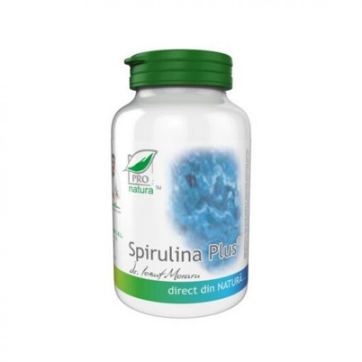 Spirulina Plus 200 capsule Pro Natura