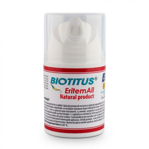 Unguent natural airless Biotitus EritemAll 50 ml Tiamis Medical