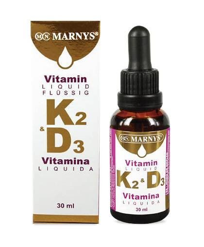 Vitamina K2+D3 Lichida 30ml Marnys
