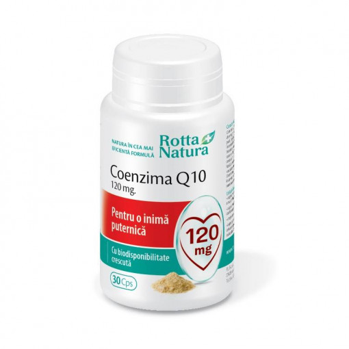 Coenzima Q10 120mg 30 capsule Rotta Natura