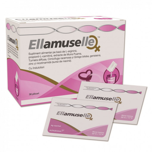 Ellamuselle pentru femei active 30 plicuri Alfasigma