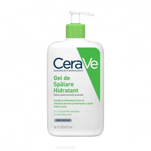Gel de spalare hidratant pentru piele normal-uscata 473 ml CeraVe