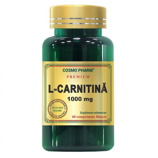 L-carnitina 1000 mg 60 tablete Cosmopharm
