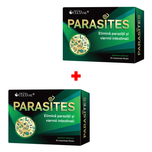 Pachet Parasites Total Cleanse 30 + 30 comprimate filmate Cosmopharm