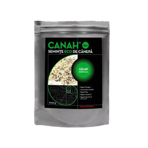 Seminte decorticate de canepa Bio 1000 g Canah