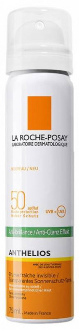 Spray cu efect matifiant invizibil pentru fata Anthelios SPF50 75ml La Roche-Posay