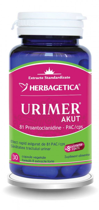 Urimer Akut 30 capsule Herbagetica