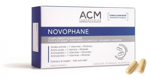 Capsule pentru par si unghii Novophane 60 capsule Acm