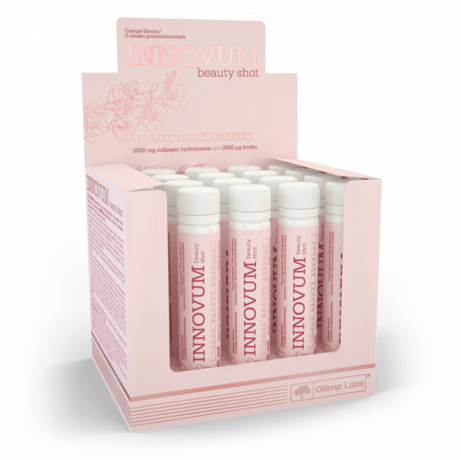 Colagen lichid hidrolizat + Acid Hialuronic, Olimp Sport Nutrition, Innovum Beauty shot, 20 fiole (20 portii)
