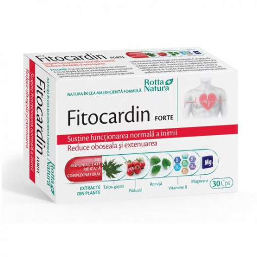 Fitocardin Forte 30 capsule Rotta Natura