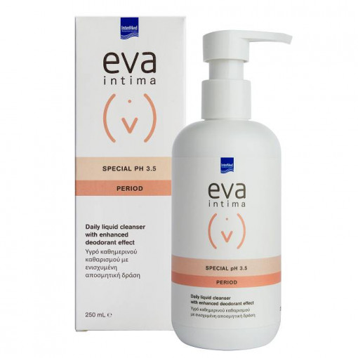 Gel de curatare zilnica cu efect dezodorizant Eva Intima Special pH 3.5 250 ml Intermed