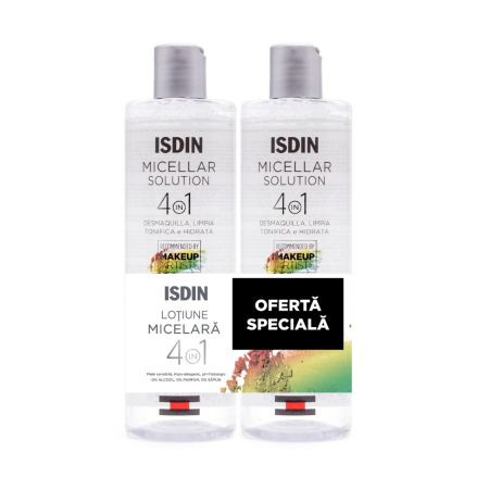 Lotiune micelara 4 in 1 2x400 ml Isdin