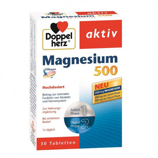 Magneziu 500mg 30 comprimate Doppelherz