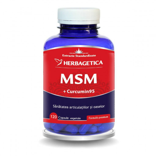 MSM + Cucumin95 120 capsule Herbagetica