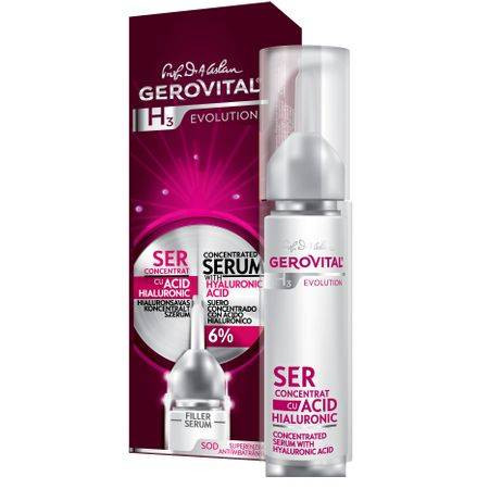 Ser cu acid hialuronic 6% H3 Evolution 10 ml Gerovital