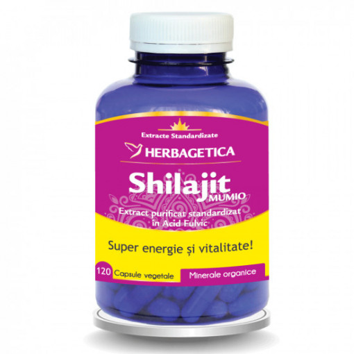 Shilajit Mumio 120 capsule Herbagetica