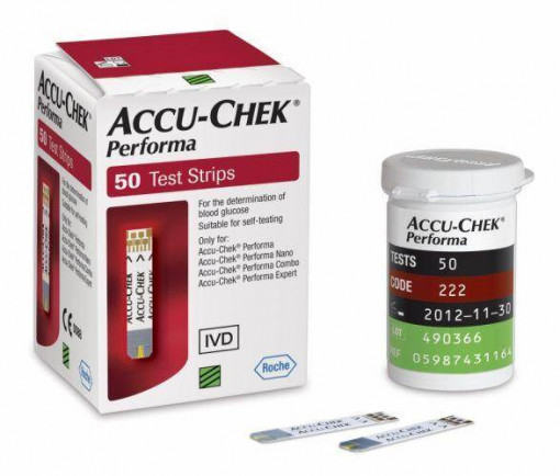 Teste glucometru - Accu-Chek Performa 50 bucati Roche