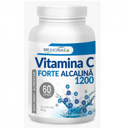 Vitamina C Forte alcalina 1200 60 capsule vegetale Medicinas