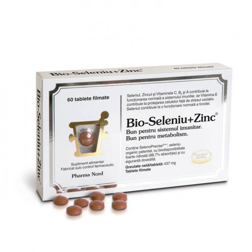 Bio-Seleniu + Zinc 60 tablete Pharma Nord